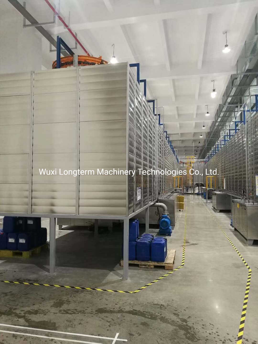 High Quality Ce Certificated Spray Powder Coating Line for Wood Products, Fully Automatic Robot Transfer System Powder Coating Line%