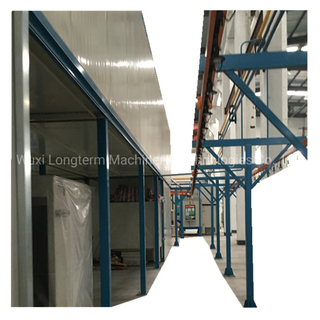 Automatic Steel Metal Spraying Coating Production Line, Hardware Metal Products Industrial Robot 360-Degree Painting System#
