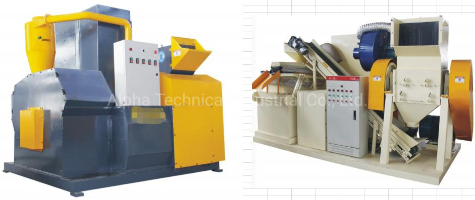Hydraulic Station and Electrical Control Cabinet and Other Components Electrical Cable Wire Stripper Heavy Duty Crushing Mrecycling Machine