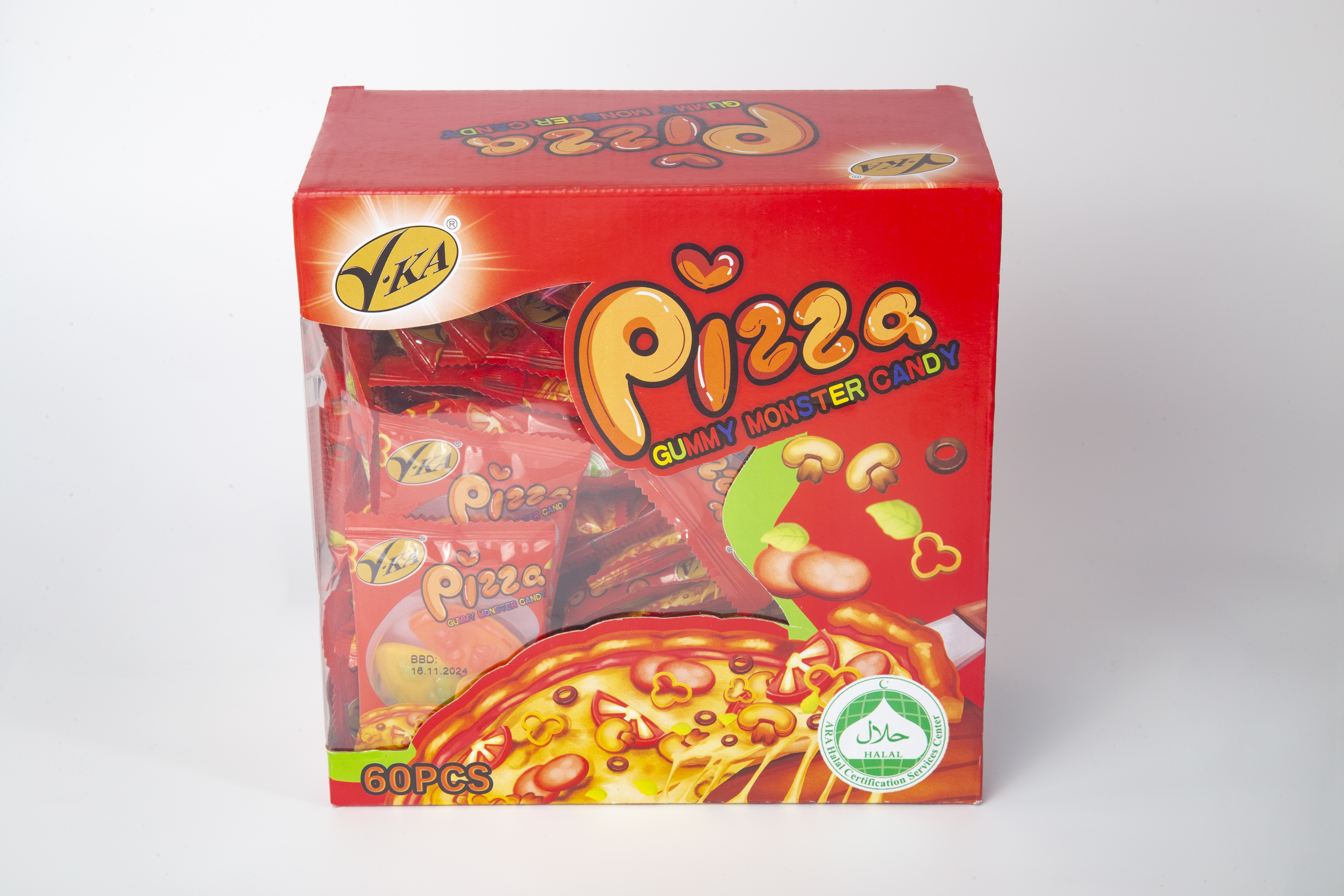 Pizza Gummy Monster Candy