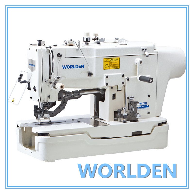 WD-781D Direct Drive High Speed Straight Button Holing Sewing Machine