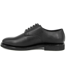 Zapatos oficina cómodos piel negro 1207