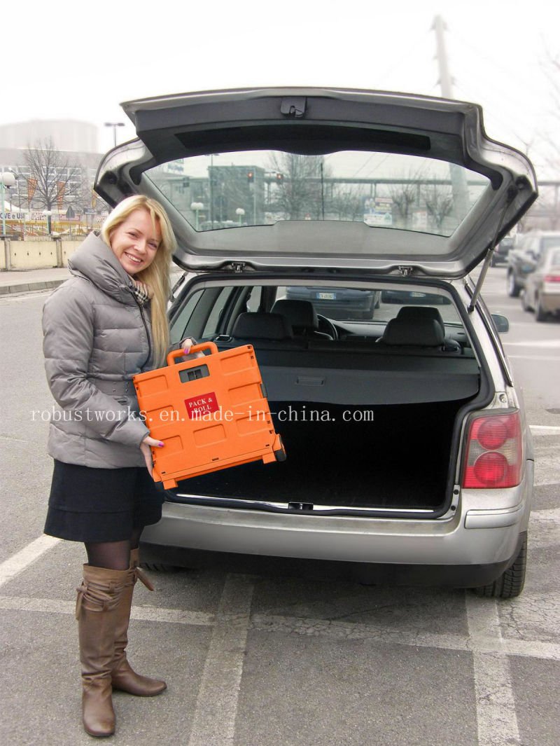 Plastic Folding Shopping Cart (FC401KP)