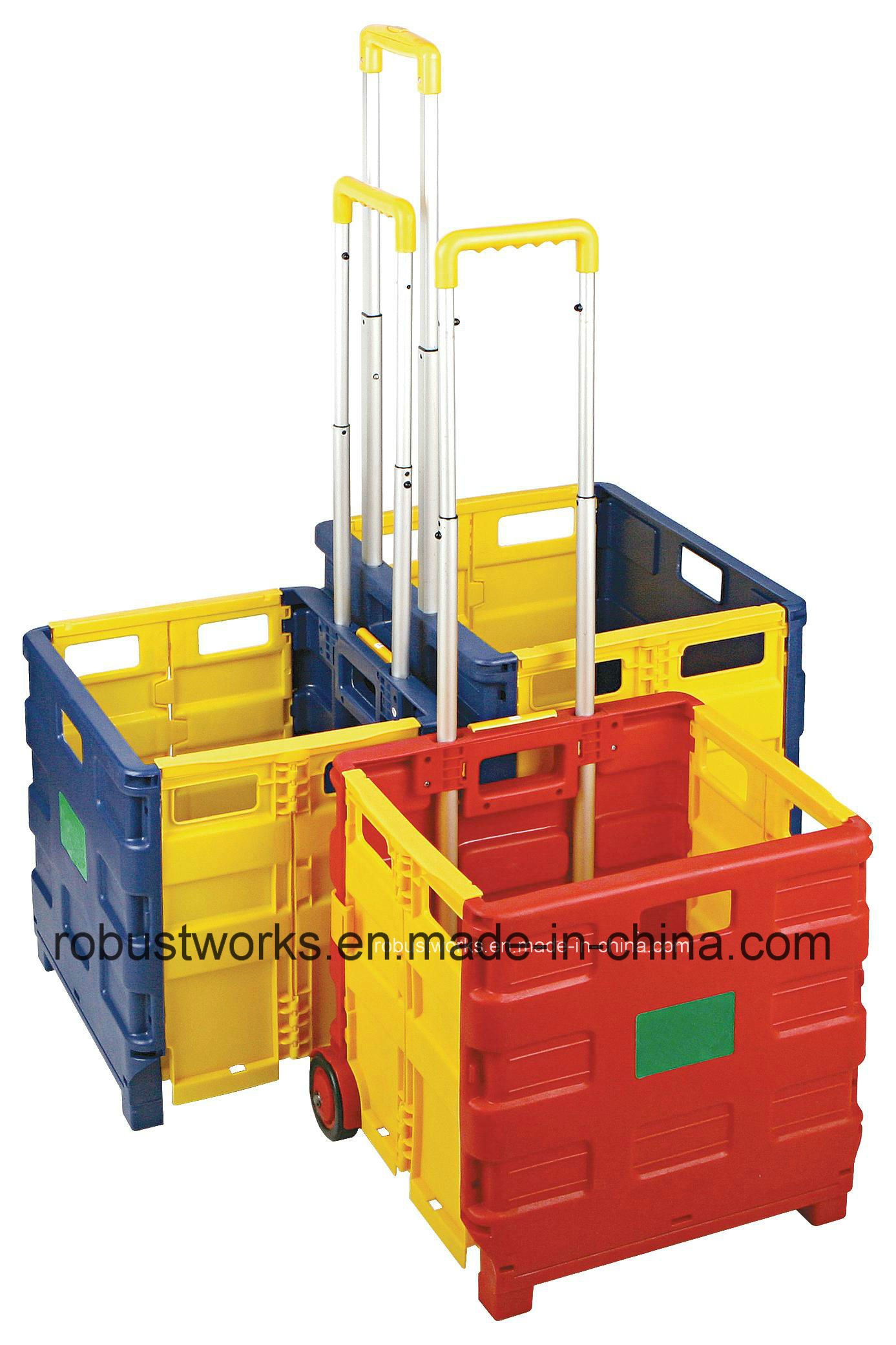 Plastic Folding Shopping Cart (FC401KP)