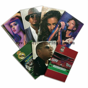 A5 size hard cover 8mm ruled line notebook football star singer