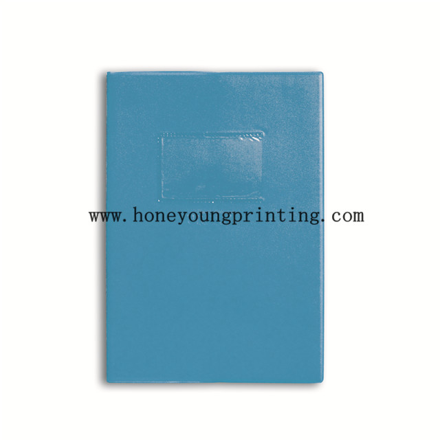 PVC jacket 8mm ruled line staple binding exercise book