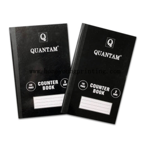 1/2/3 Quire 96/192/288 pages counter book sewing binding with black type A4 size 8mm single line with red margin