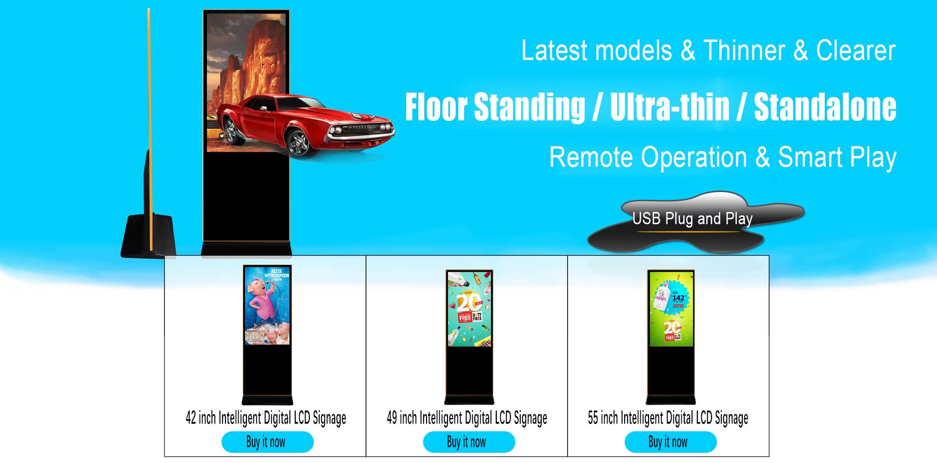 Stand-debout-Standalone-Digital-LCD-Signage