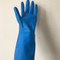 lengthen blue color Ding nitrile glove