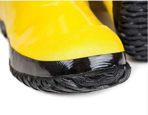 Rubber overshoes, yellow slush rubber boots