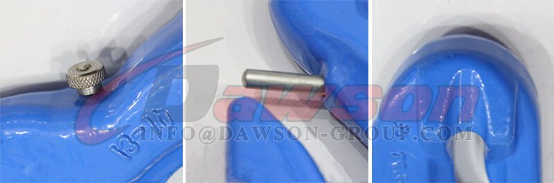 Gancho de agarre especial G100 con pasador de seguridad