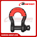 تكبل القوس المُشكل من Dawson Drop مع حماية من البولي يوريثان لحزام السحب والاسترداد، وأغلال مرساة ذات دبوس لولبي S6