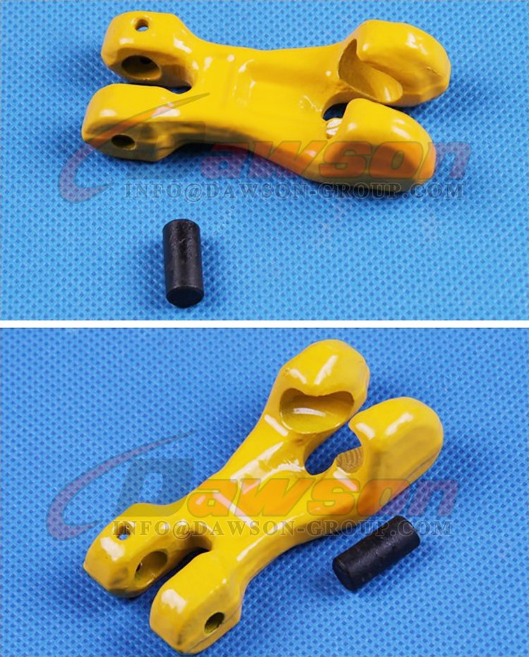 Gancho forestal con horquilla G80 para eslingas web