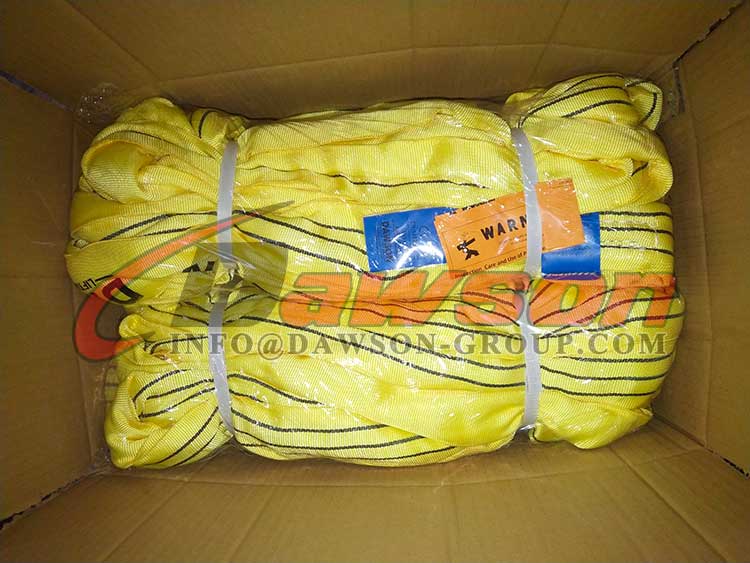 Eslinga de elevaci&oacute;n de 3000 kg, eslingas redondas sin fin para elevaci&oacute;n - Dawson Group Ltd. - Fabricaci&oacute;n, f&aacute;brica en China