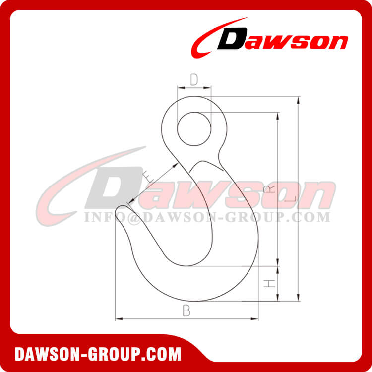 DS206 鍛造合金鋼ラージ アイ フック - Dawson Group Ltd. - 中国メーカー、サプライヤー