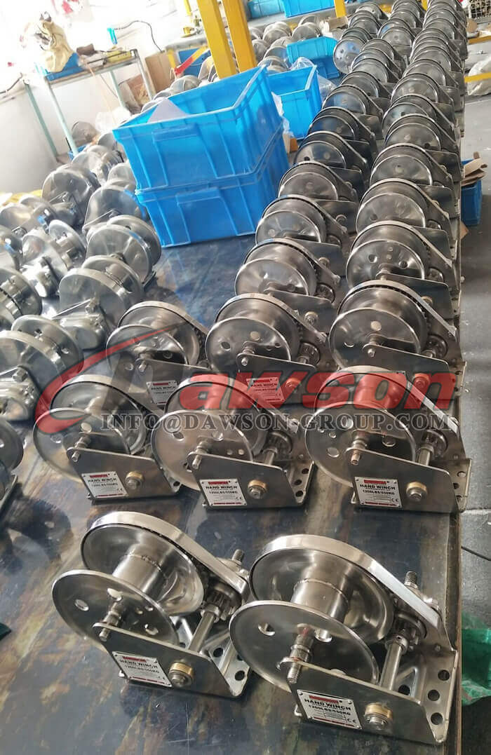 牽引用ステンレス鋼ハンドウインチ - Dawson Group Ltd. - 中国メーカー、サプライヤー