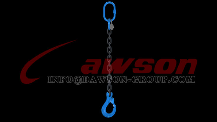 Aplicaci&oacute;n de gancho de eslinga tipo horquilla de grado 100 con pestillo fundido - Dawson Group - Proveedor de China