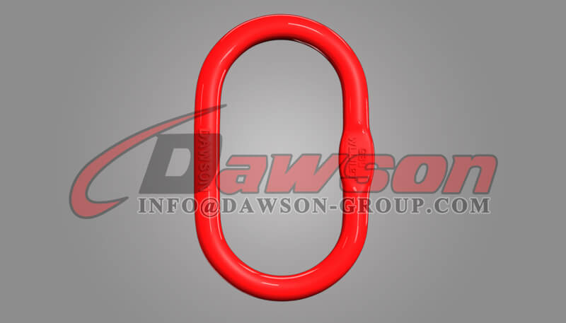 DS033 A-343 G80 Elo mestre tipo europeu para eslingas de eleva&ccedil;&atilde;o de corrente Eslingas de eleva&ccedil;&atilde;o de cabo de a&ccedil;o - Dawson Group Ltd.