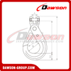  DS335 G80 6-26MM Clevis خطاف ذاتي القفل لسلاسل الرفع G80