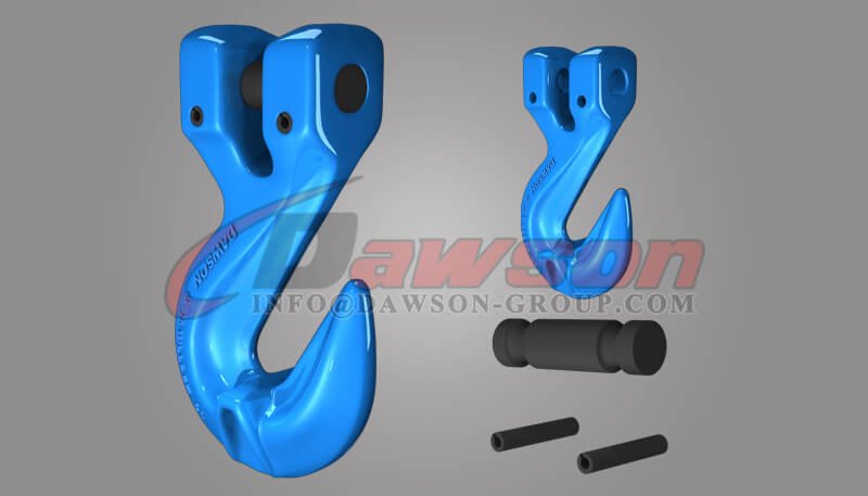 Gancho de garra de ber&ccedil;o de encurtamento de manilha grau 100 com asas - Dawson Group Ltd.