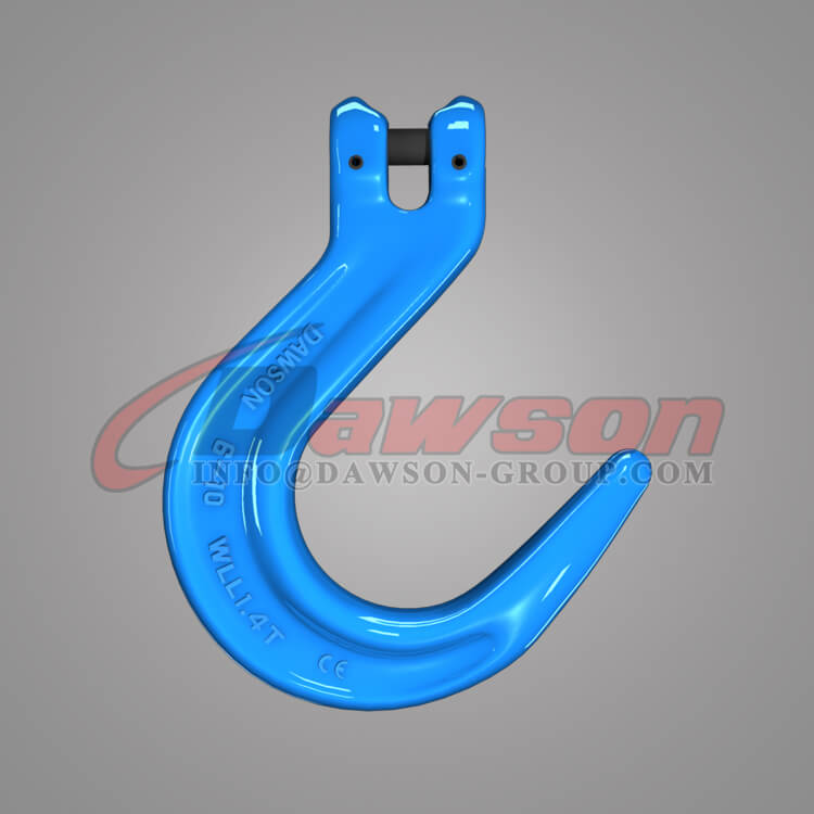 G100 Clevis Foundry Hook, Grade 100 Forged Steel Clevis Type Large Opening Hook - Dawson Group - China Manufacturer G100 クレビス鋳造フック、グレード 100 鍛造鋼クレビス タイプ大開口フック - Dawson Group - 中国メーカー