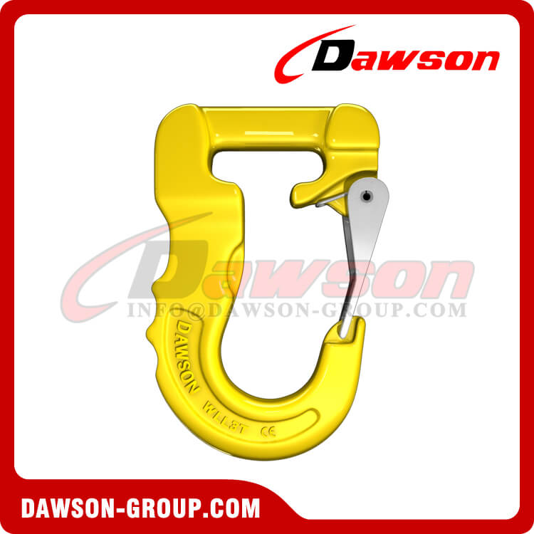 Grade 100 Web Sling Hook, G100 Synthetic Alloy Round Sling Hook 3T - Dawson Group Ltd. - China Supplier Gancho de estilingue de rede grau 100, gancho de estilingue redondo de liga sintética G100 3T - Dawson Group Ltd.