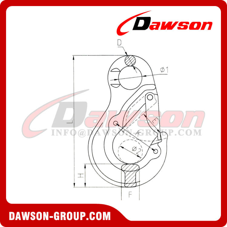 DS175 G80 アイ スリング フック - Dawson Group Ltd. - 中国メーカー、工場