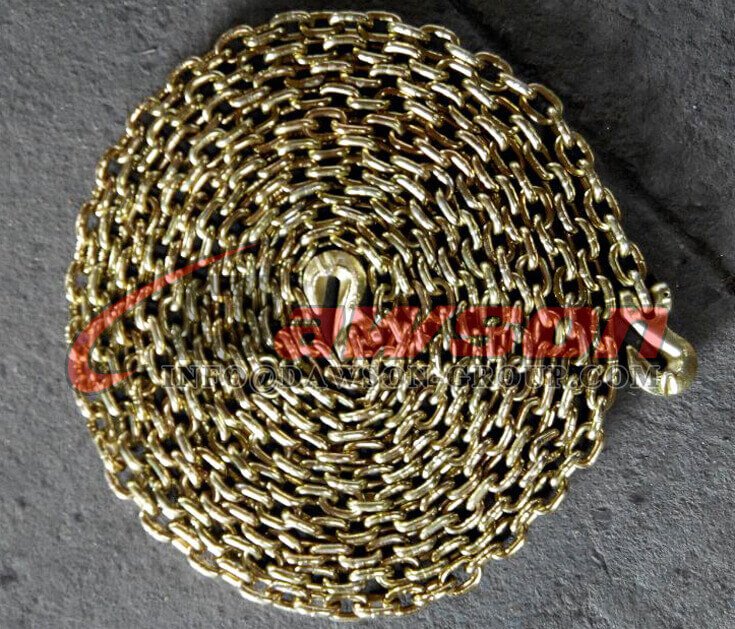 Conjunto de cadena est&aacute;ndar australiano G70 con gancho de sujeci&oacute;n en cada extremo - Dawson Group Ltd. - Proveedor y exportador de China