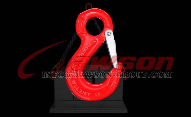 Aplicaci&oacute;n del gancho para eslinga con ojo G80, gancho de acero forjado de grado 80 para cadenas - Dawson Group Ltd. - F&aacute;brica de China