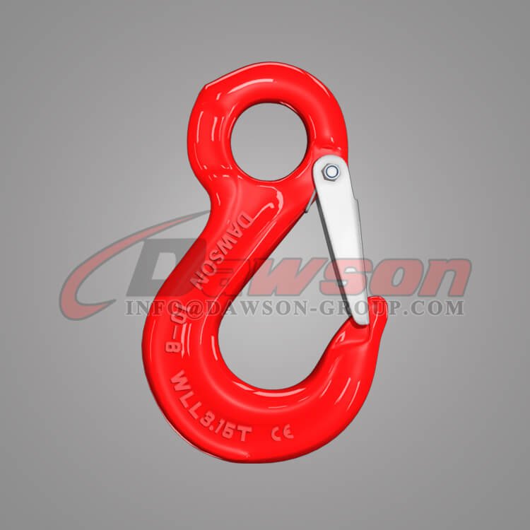 Gancho para eslinga con ojo forjado G80 con pestillo fundido para eslingas de cadena - Dawson Group Ltd. - Fabricante de China