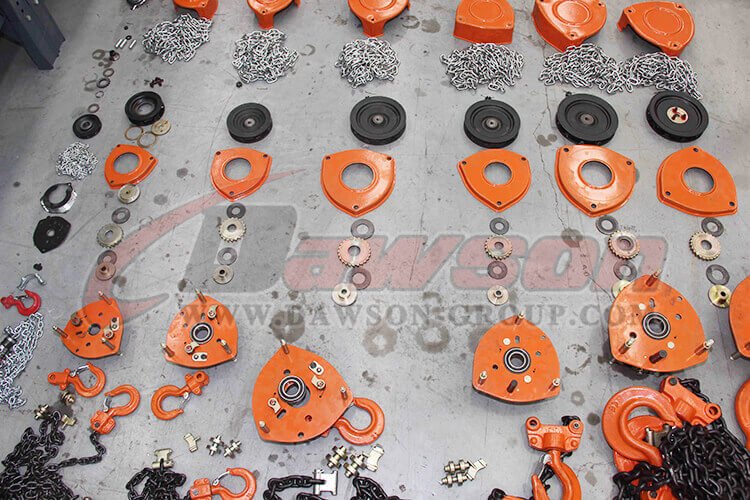 Equipamento de talha de corrente de bloco de corrente de eleva&ccedil;&atilde;o pesada de alta qualidade no mercado europeu China Dawson Group Ltd.