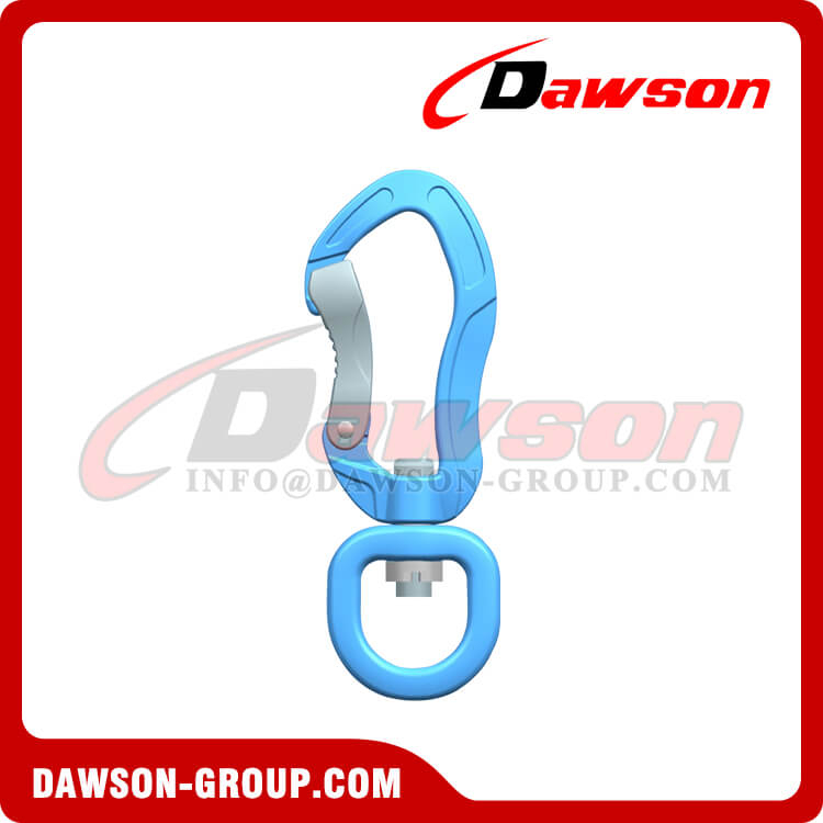 Gancho de seguridad de mosquetón de aluminio DS7805D3E, gancho de mosquetón de aleación