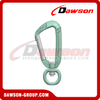 Gancho de presión de aleación de aluminio DS7803D1, clip de presión de mosquetón de aluminio