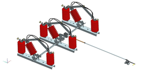 High -Voltage Isolate Switch 15kv 600A