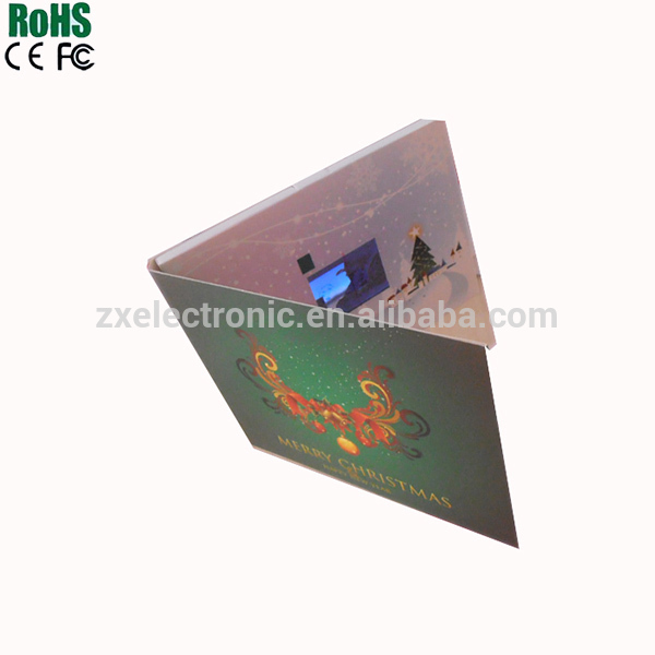 4.3'' ,5'' and 7'' video card for promotion,Christmas and advetising
