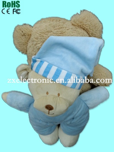 New design stuffed animal sound plush toy with motion activated for Children's Day