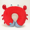 Red Crab Stuffed Animal Neck Pillow with Bluetooth