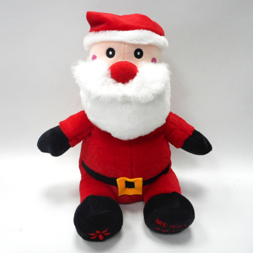 Lovely Christmas Santa Clause Plush Cartoon Toys with Hat