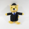 Custom Factory OEM Soft Plush Fox Toy Wearing A Tuxedo