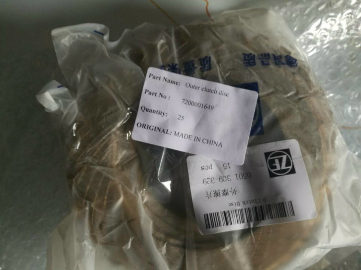 Zf 4wg200 Transmission Parts 7200001649 Disc 0501309329