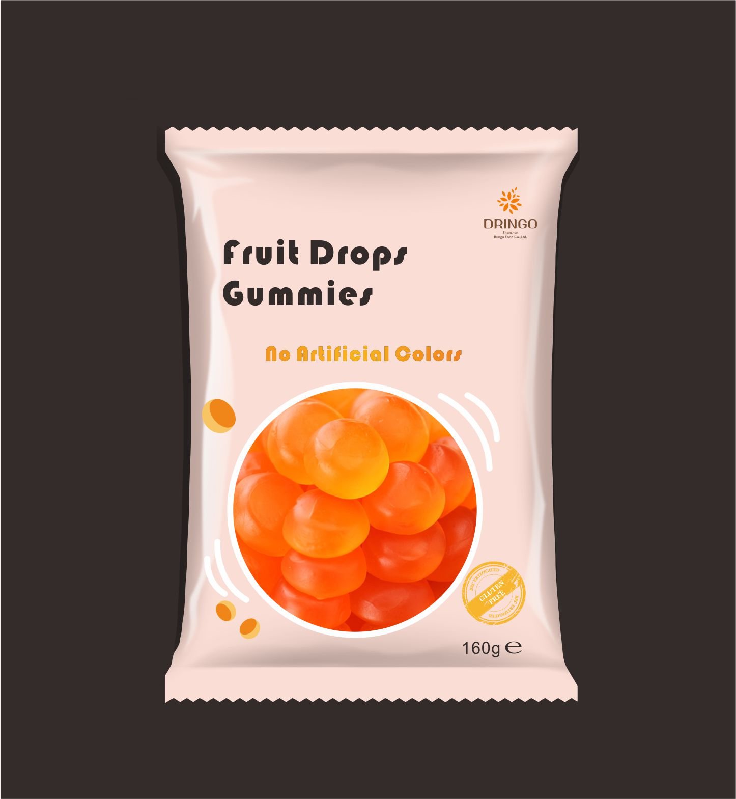 Everyday Soft Drop Mango Flavor Gummy - Buy Soft Mango Candy Confectionery, Everyday  Soft Drop Gummy, Soft Drop Mango Product on Shenzhen Rungu Food CO.,Ltd