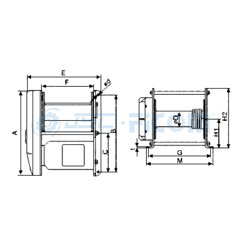 KDJ-250B / KDJ-500B / KDJ-250B1 / KDJ-500B1 Electric Windlass Series