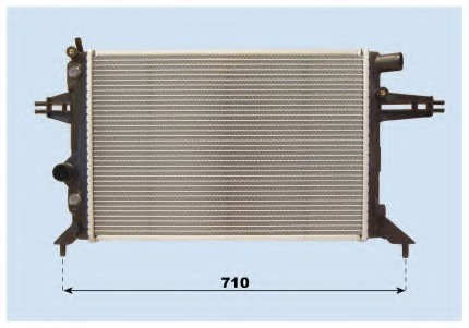 Radiator for OPEL