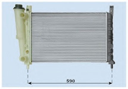 Radiator for FIAT