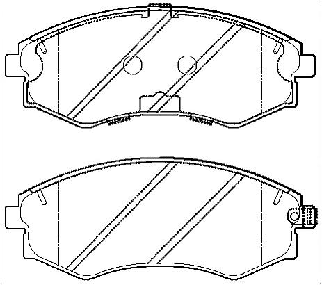 Brake pad for HYUNDAY