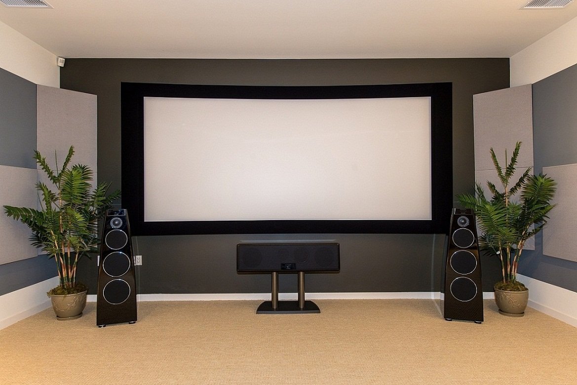 Home Theater Curved Projection Screeen