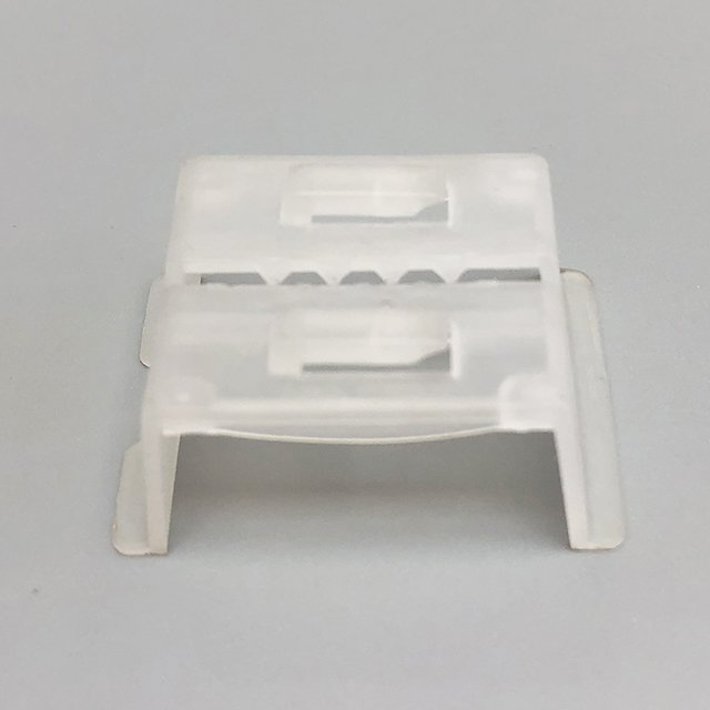 double sided plastic clips