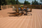 Planches en plastique en bois de plancher d'&eacute;tage de Decking de WPC directement d'usine