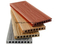 Ajuste del Faux del Decking de madera al aire libre del suelo WPC Niza para el balc&oacute;n