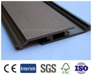 Rev&ecirc;tement en plastique en bois imperm&eacute;able &agrave; l'eau r&eacute;sistant UV de mur de panneau de mur de WPC